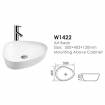 روشویی روکابینتی W1422 آلپس