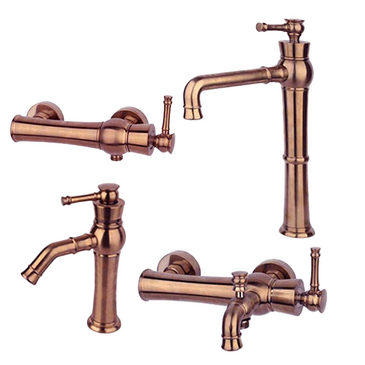 ست شیرآلات الیزه رزگلد راسان