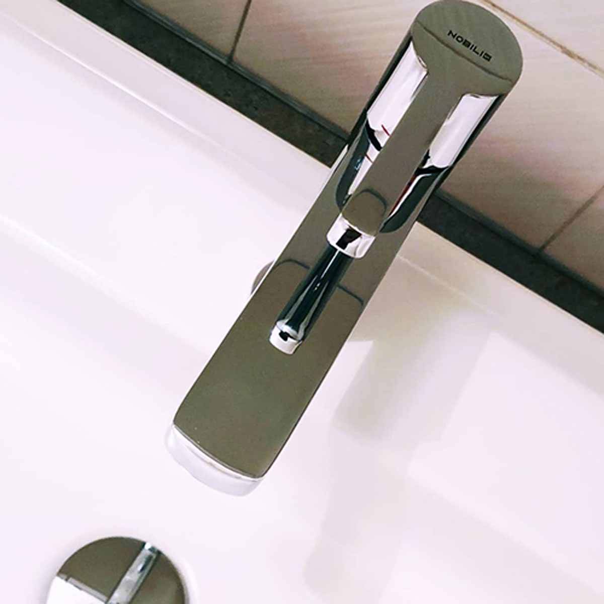 شیر روشویی پایه کوتاه کروم لیرو اونو نوبیلی