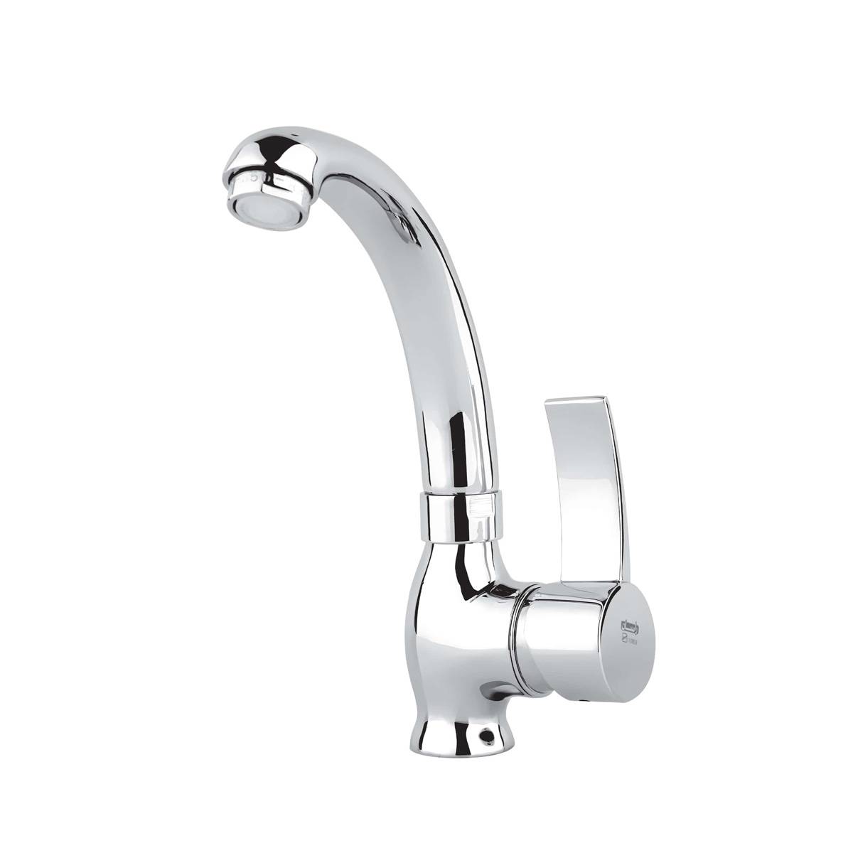 شیر روشویی قو توکاسه اهرمی کروم راسان