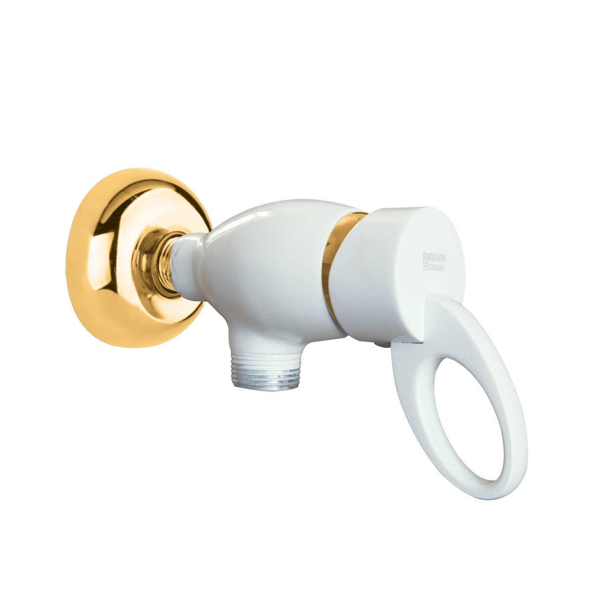 شیر توالت تکی اهرمی سفید راسان