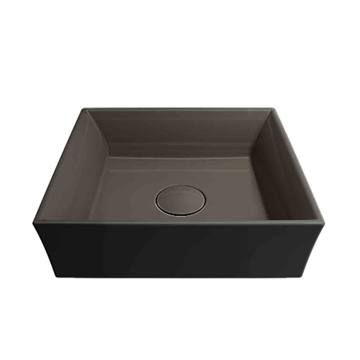 روشویی روکابینتی مربعی مشکی مات سوتیل بوچی