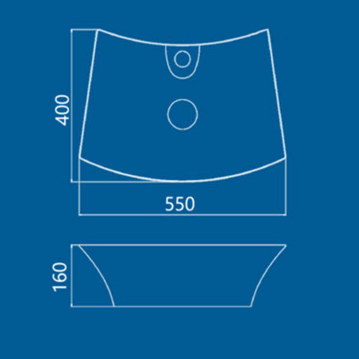 روشویی روکابینتی آرین چینی کرد