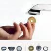 شیر روشویی پایه کوتاه کروم دیاموند ویسن تین