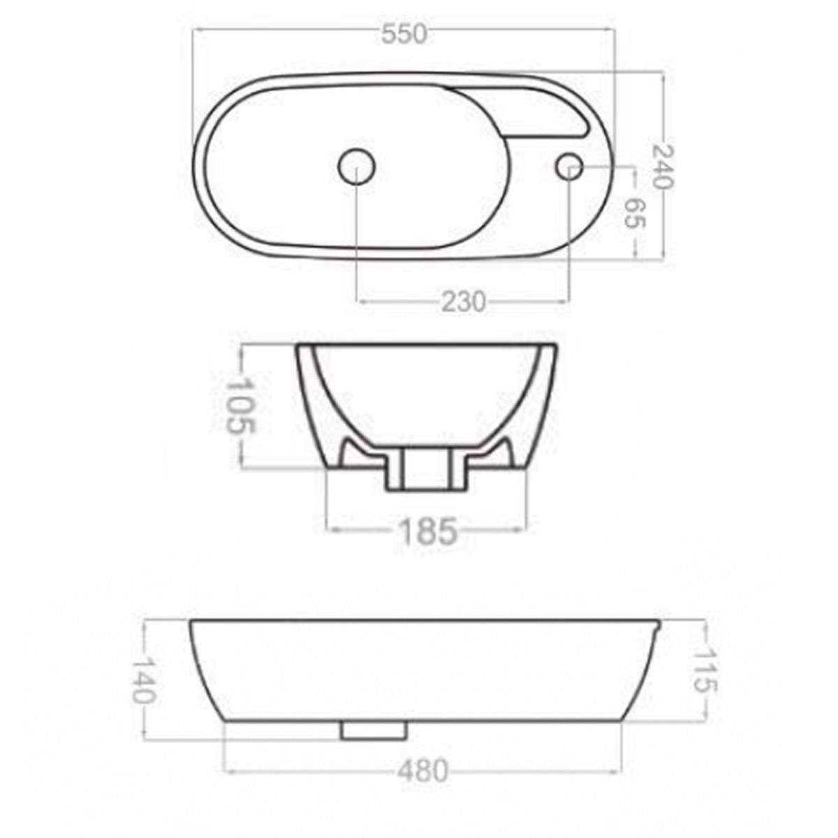 روشویی روسنگی کلین گلسار فارس