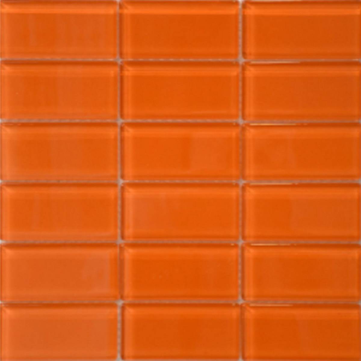 کاشی شیشه ای C6OR0020 نارنجی روکارنو