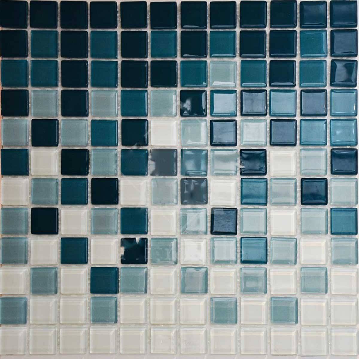 کاشی شیشه ای C4BL0161 سفید سبز روکارنو