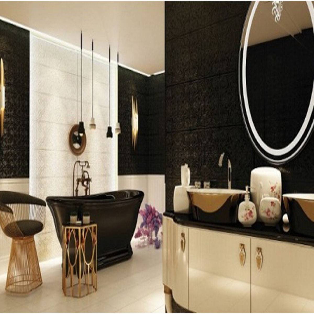 کاشی مونترال سیاه لئون