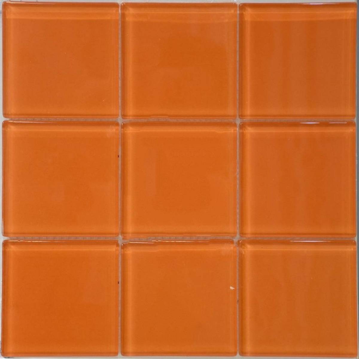 کاشی شیشه ای C6OR0021 نارنجی روکارنو