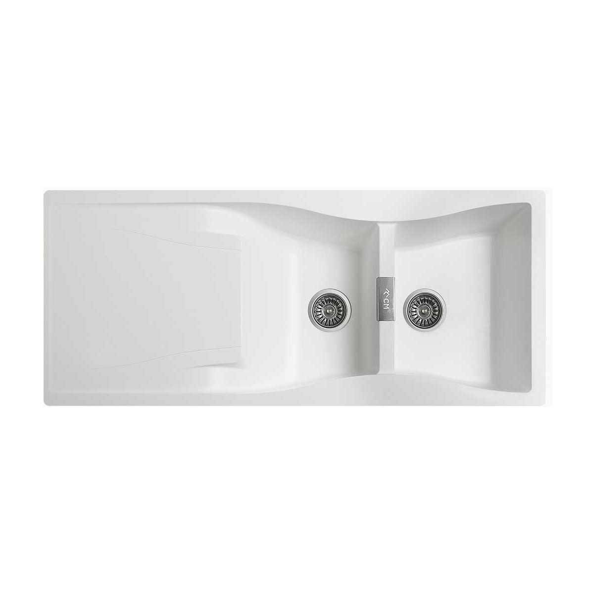 سینک گرانیتی توکار M810 سفید ونسی