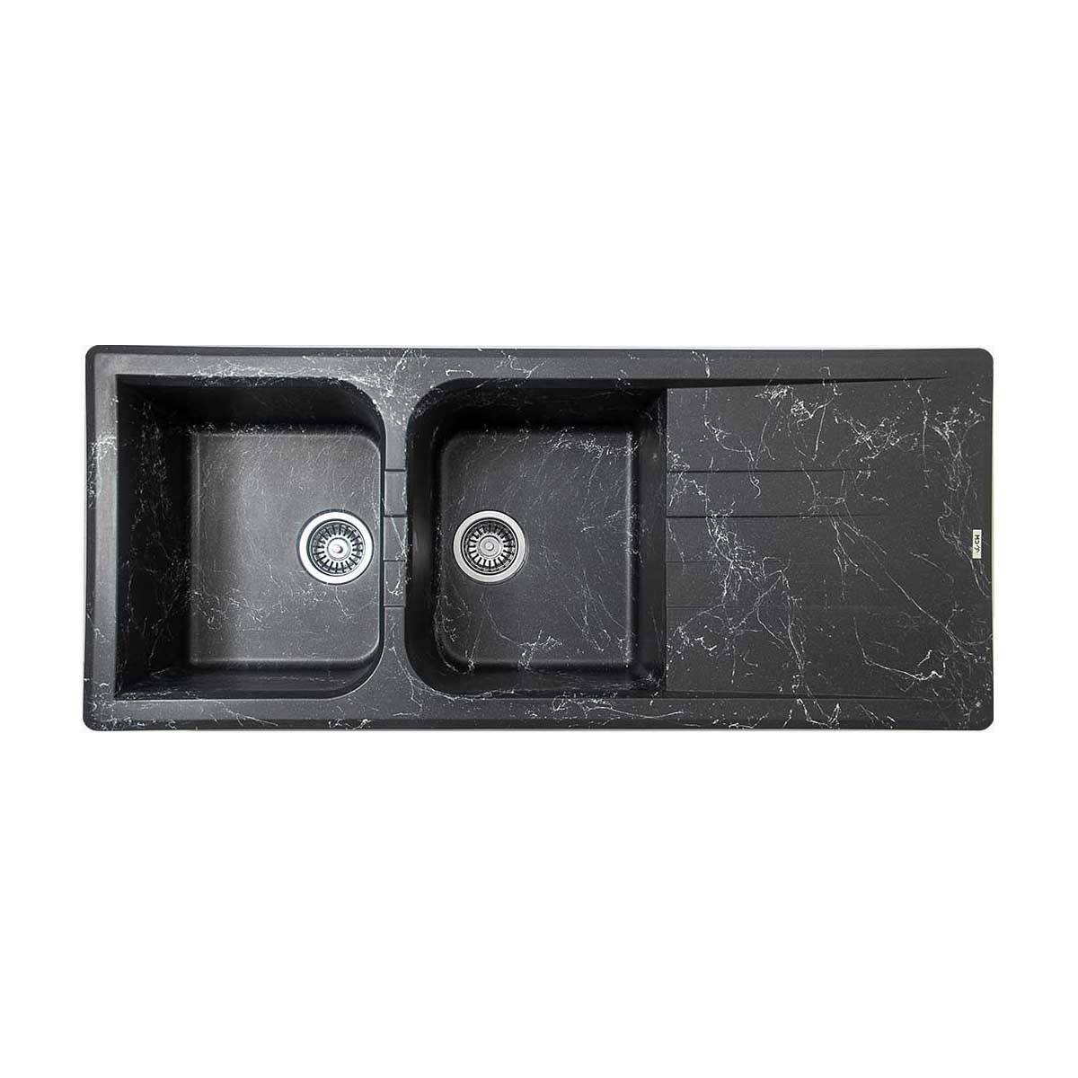 سینک گرانیتی توکار M950 مشکی ونسی