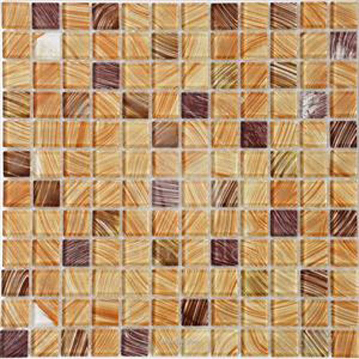 کاشی شیشه ای C4CR0056 کرم قهوه ای روکارنو