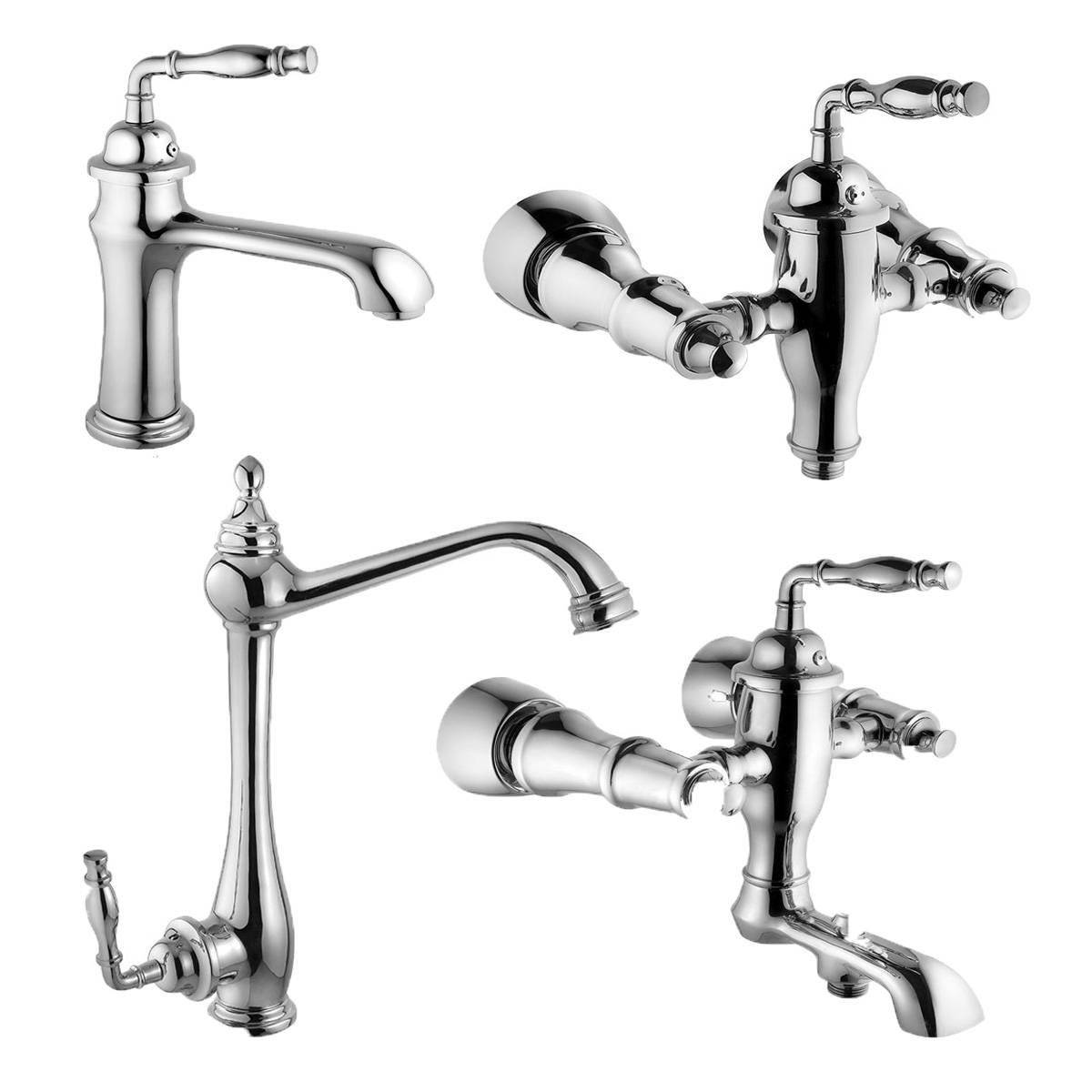 ست شیرآلات پرستیژ کروم البرز روز