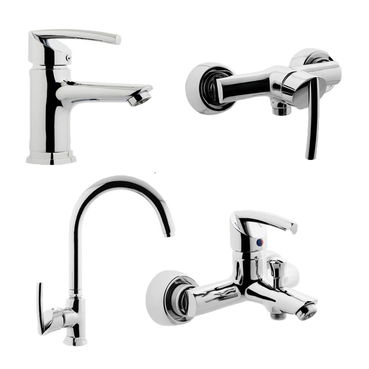 ست شیرآلات ستاره کروم البرز روز