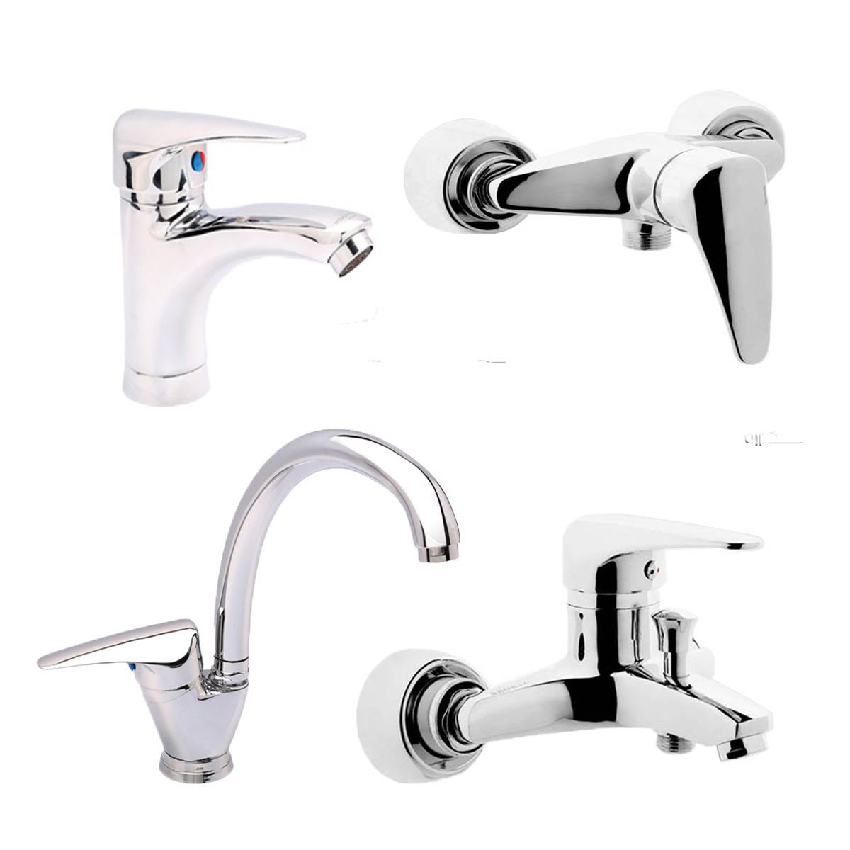 ست شیرآلات باران کروم البرز روز