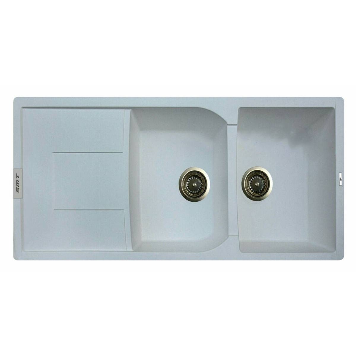 سینک گرانیتی توکار G850 طوسی روشن اس ام تی