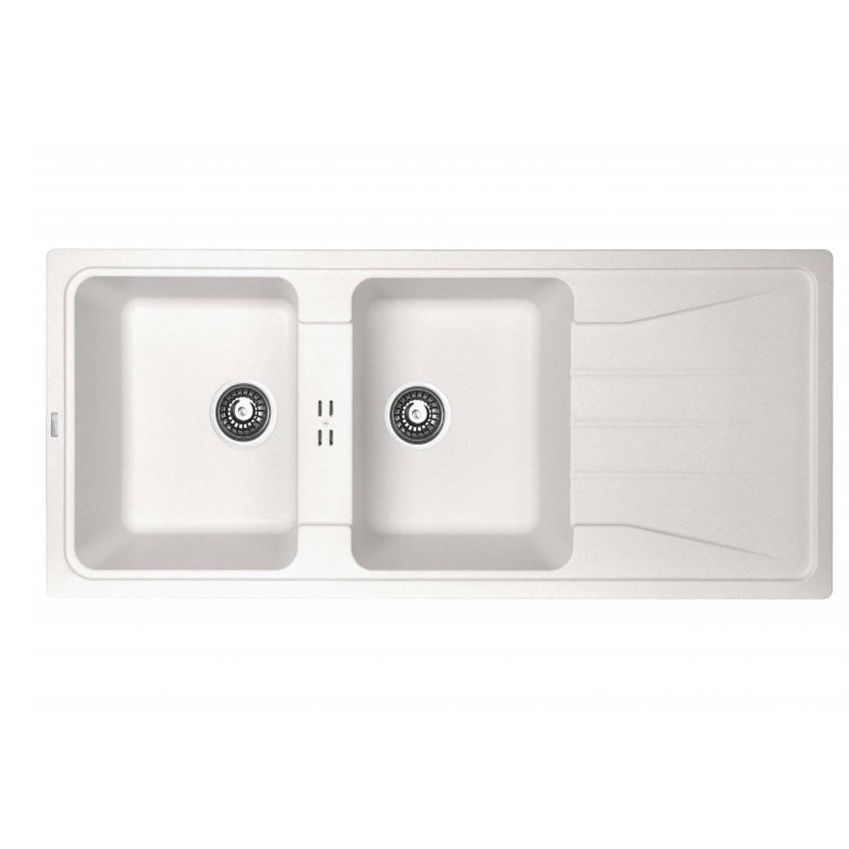 سینک گرانیتی توکار BG 0013 سفید بیمکث