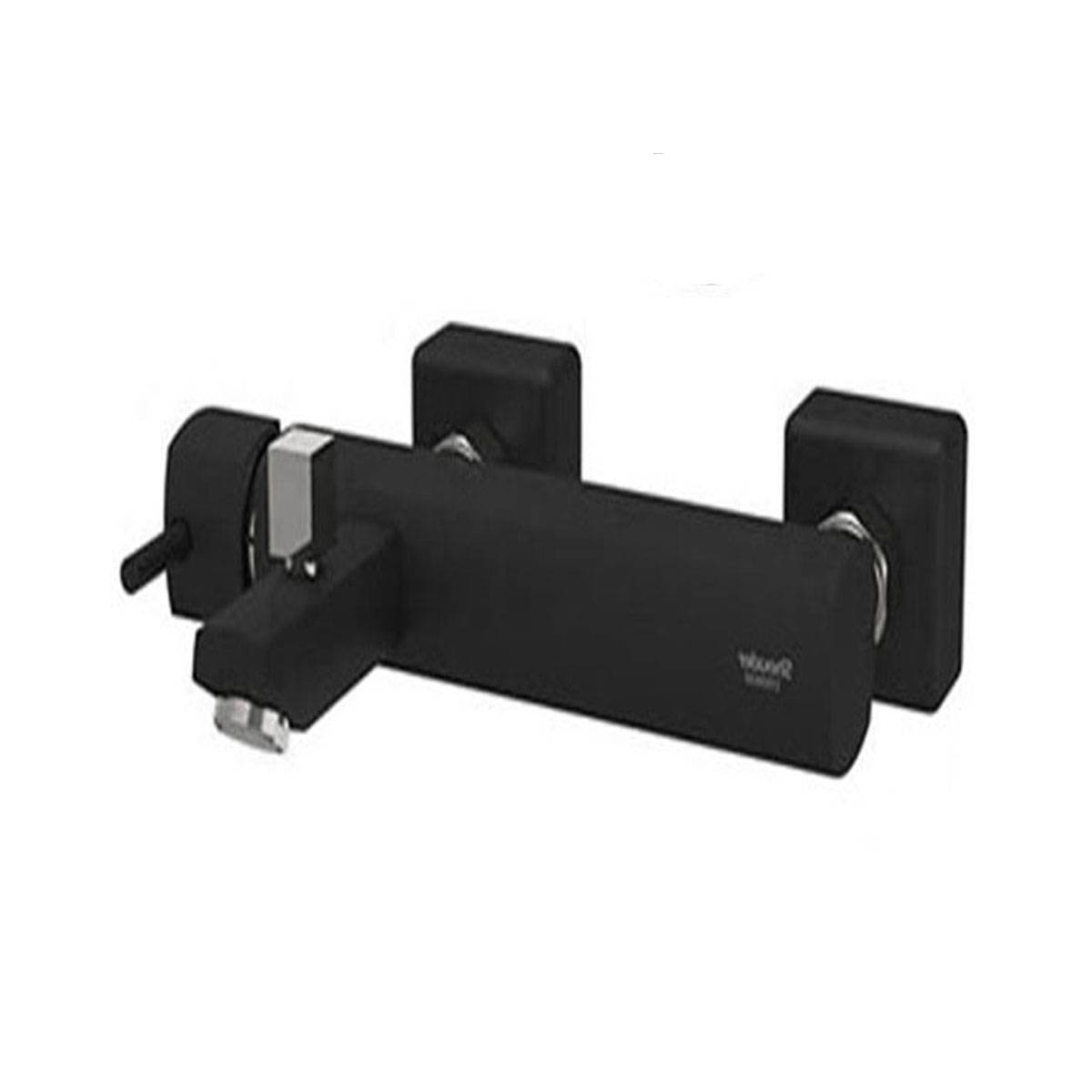 شیر حمام یونیک مشکی کروم شودر