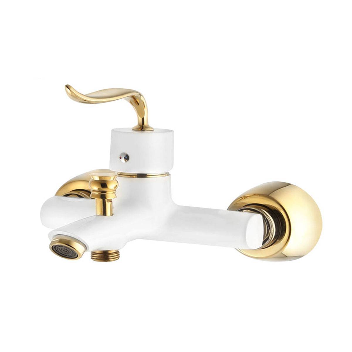 ست شیرآلات سزار سفید طلایی اوج