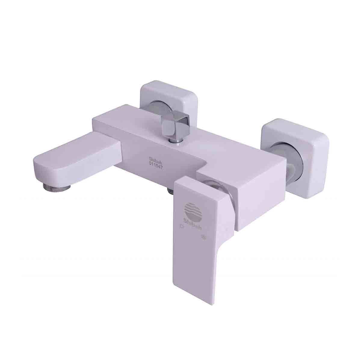 شیر حمام سپیدان سفید کروم شیبه