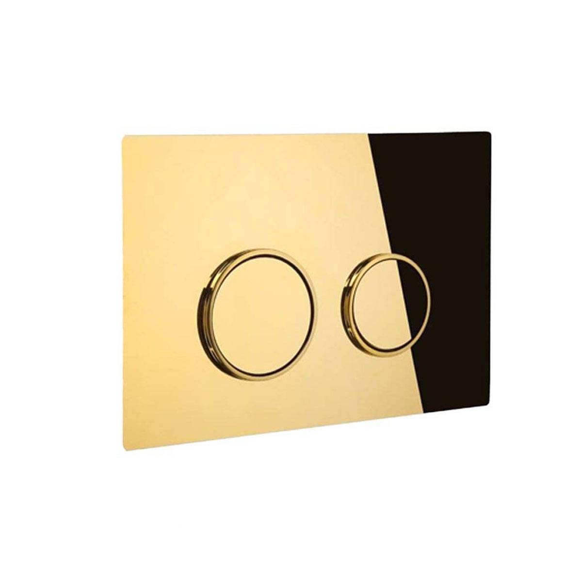 صفحه کلید فلاش تانک توکار گرد طلایی میرور فلاشتانک ایران