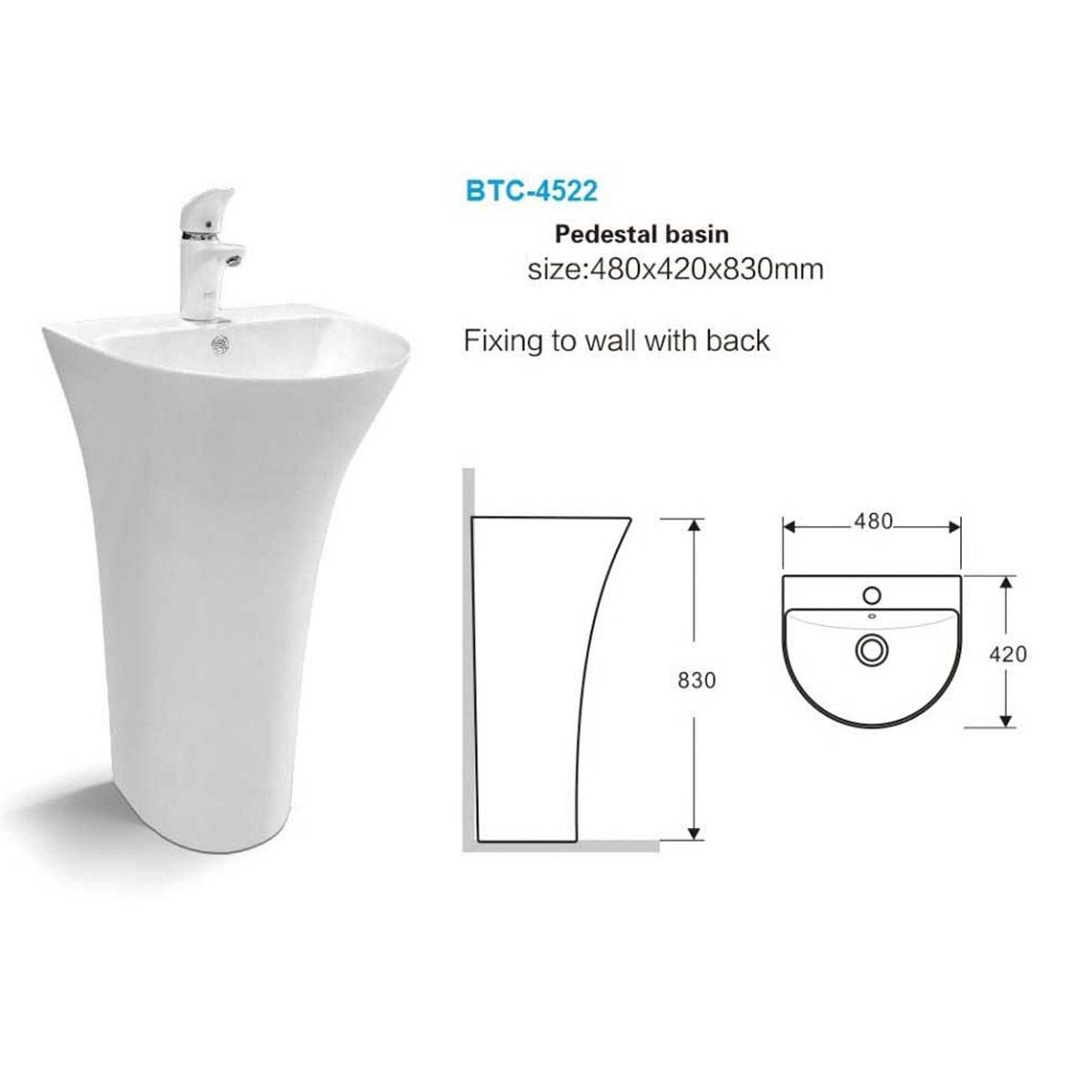 روشویی ایستاده 4522 فیورنزا