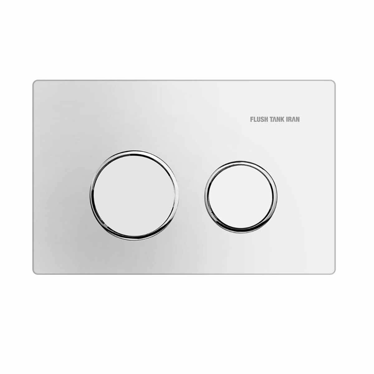 صفحه کلید فلاش تانک توکار نیس کروم مات شودر