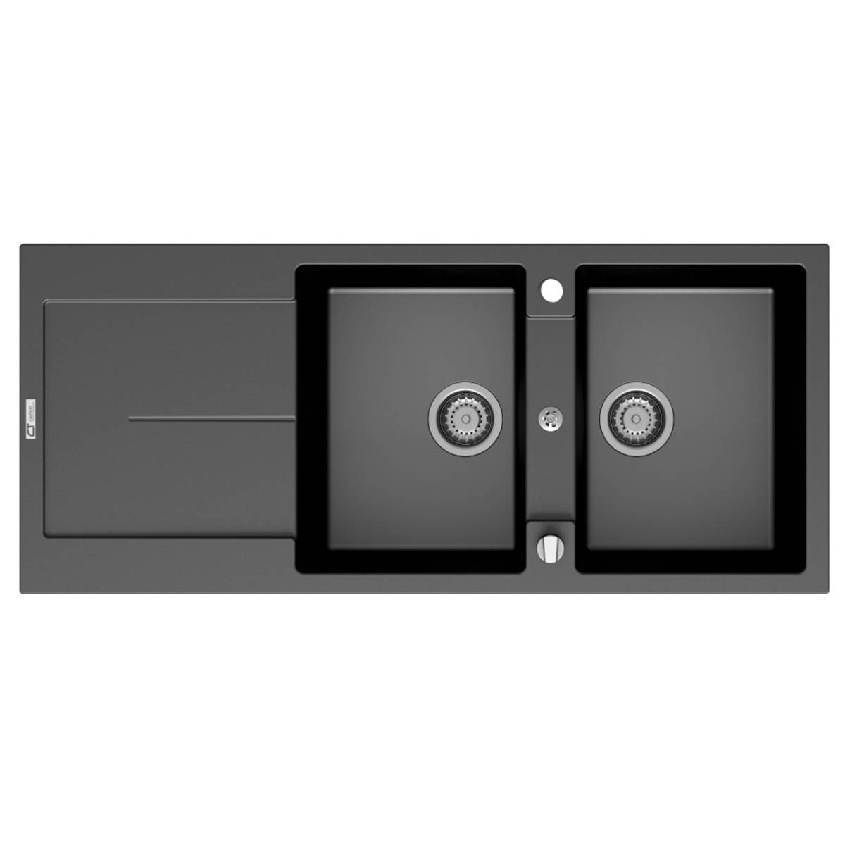 سینک گرانیتی توکار انیگما مشکی کن