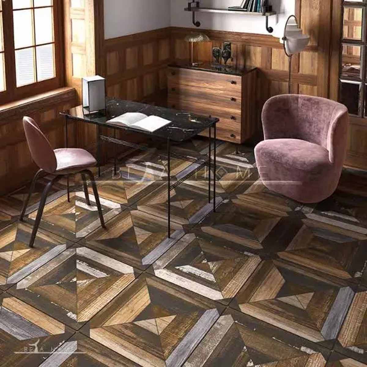 سرامیک ماهون مات قهوه ای گلدیس