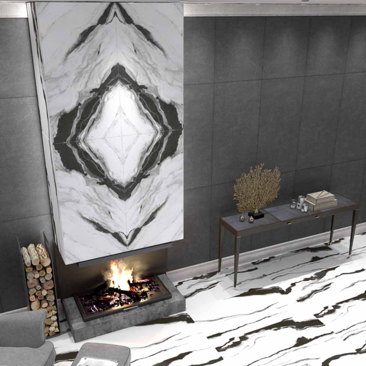 سرامیک پاندا بوک مچ مات سفید گلدیس