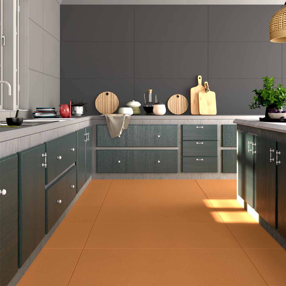 سرامیک آیلند مات طوسی روشن گلدیس