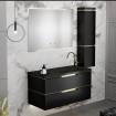 کابینت روشویی دیواری 601A مشکی لوکس کابین
