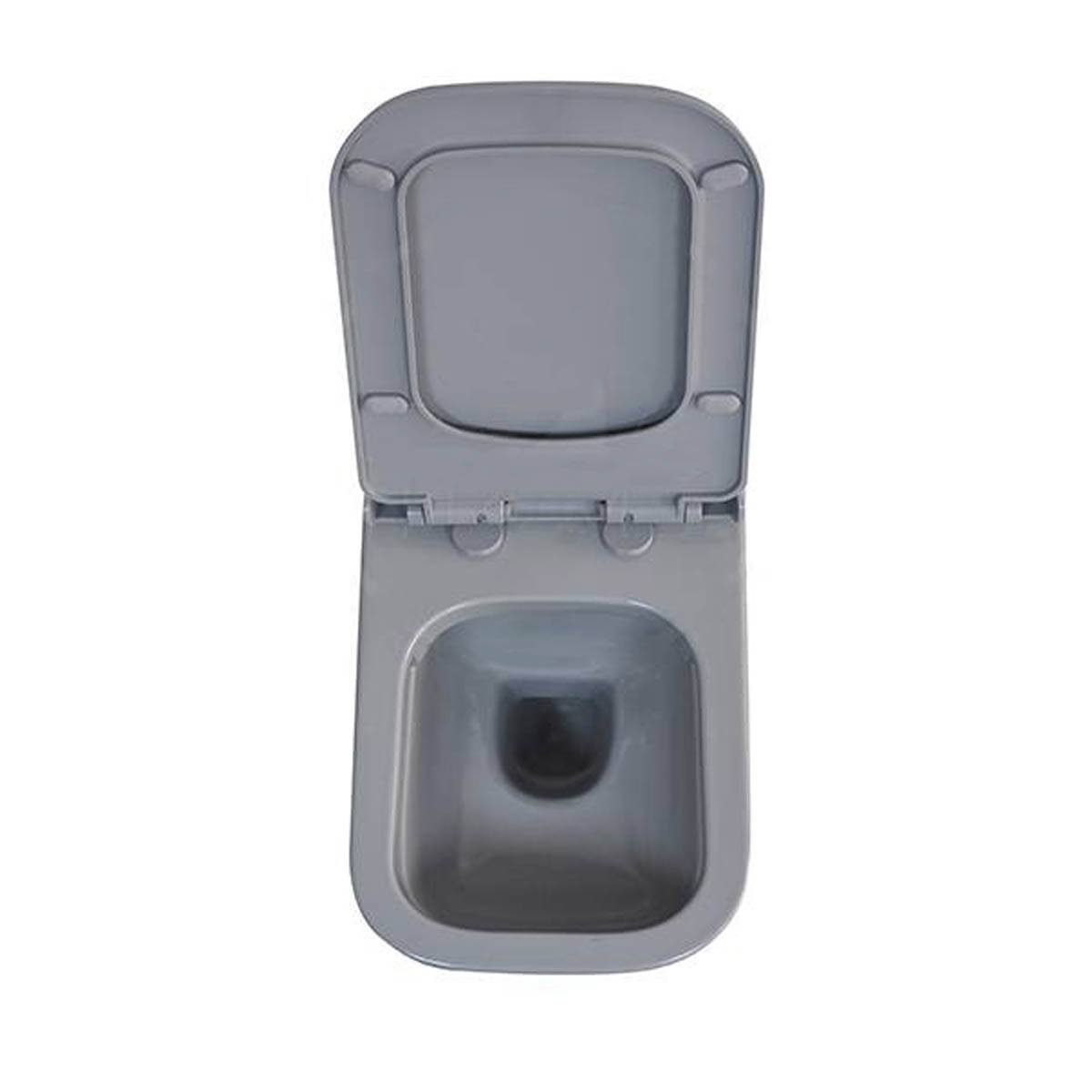 توالت فرنگی دیواری کاپریس طوسی مروارید