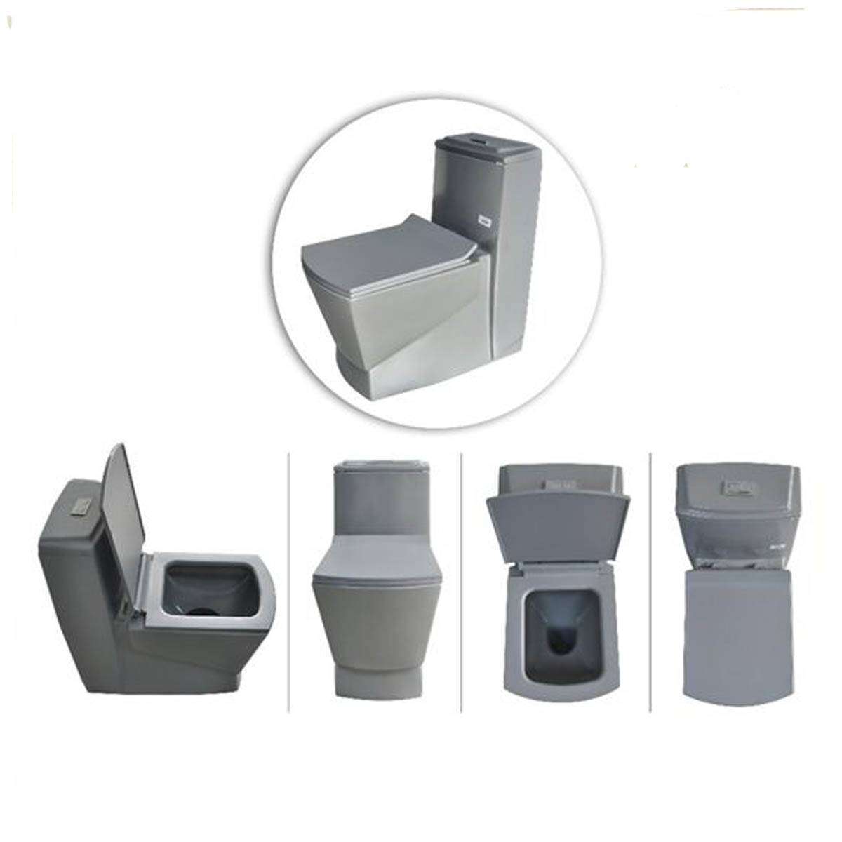 توالت فرنگی مگا طوسی مروارید