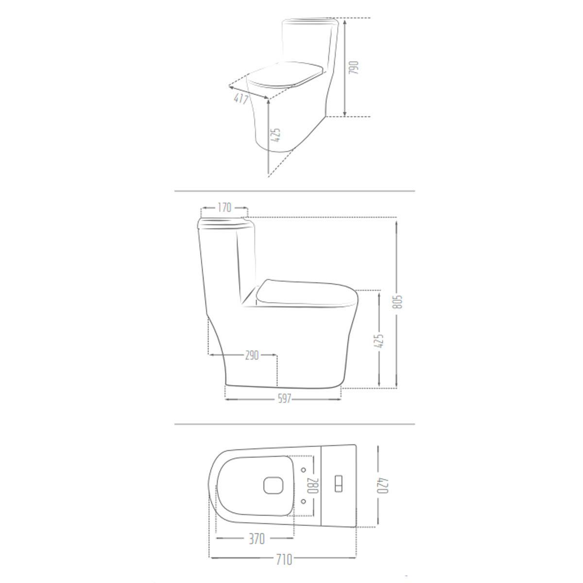 توالت فرنگی دسپینا مروارید