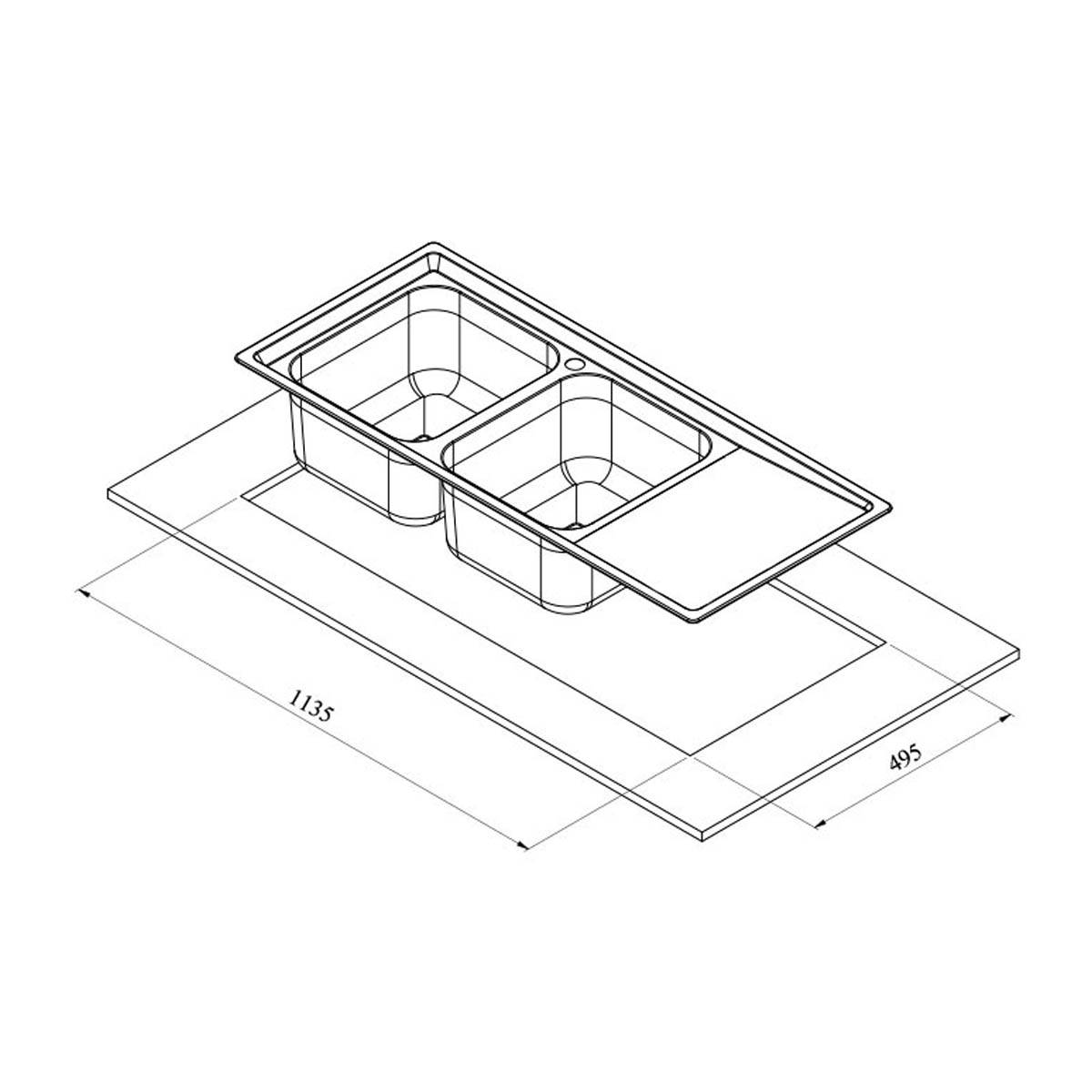 سینک توکار 8101 کن