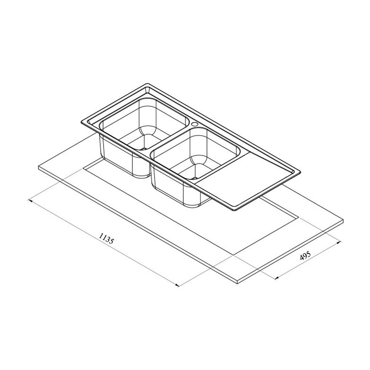 سینک توکار 8131 کن
