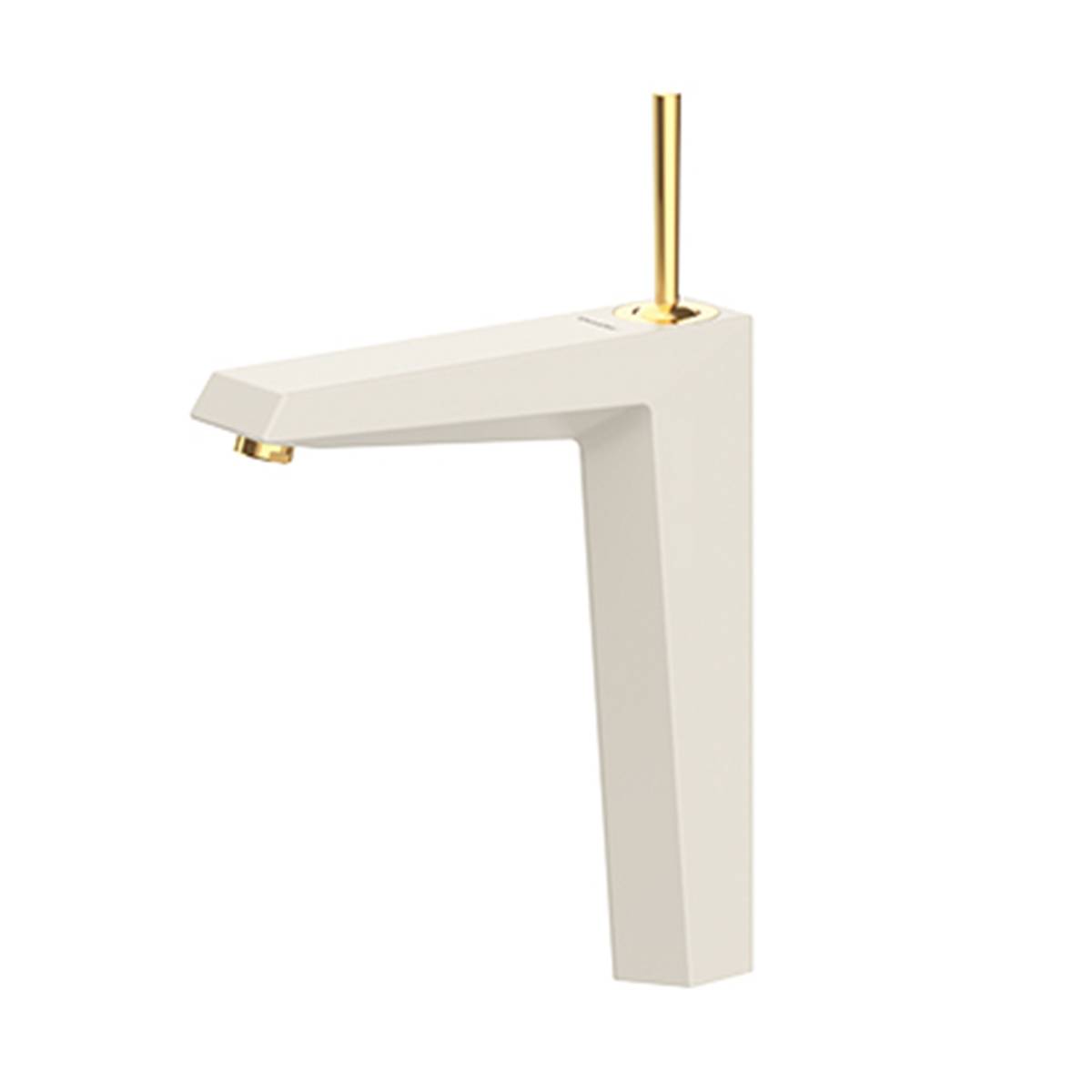 شیر روشویی تیفانی پایه بلند شیری طلایی شودر