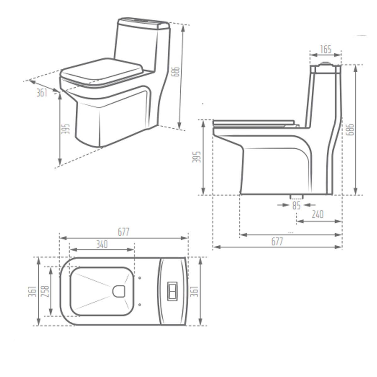 توالت فرنگی ولگا مروارید