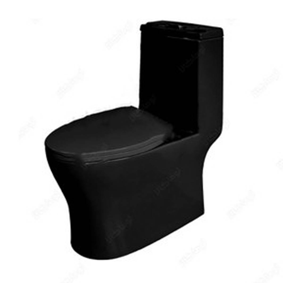 توالت فرنگی آلفا مشکی براق مروارید