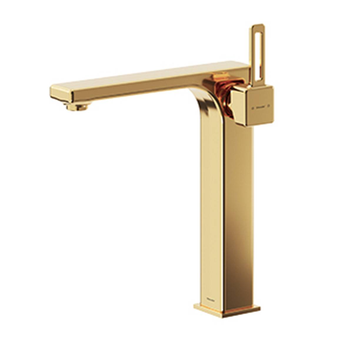 شیر روشویی پایه بلند میشل طلایی شودر