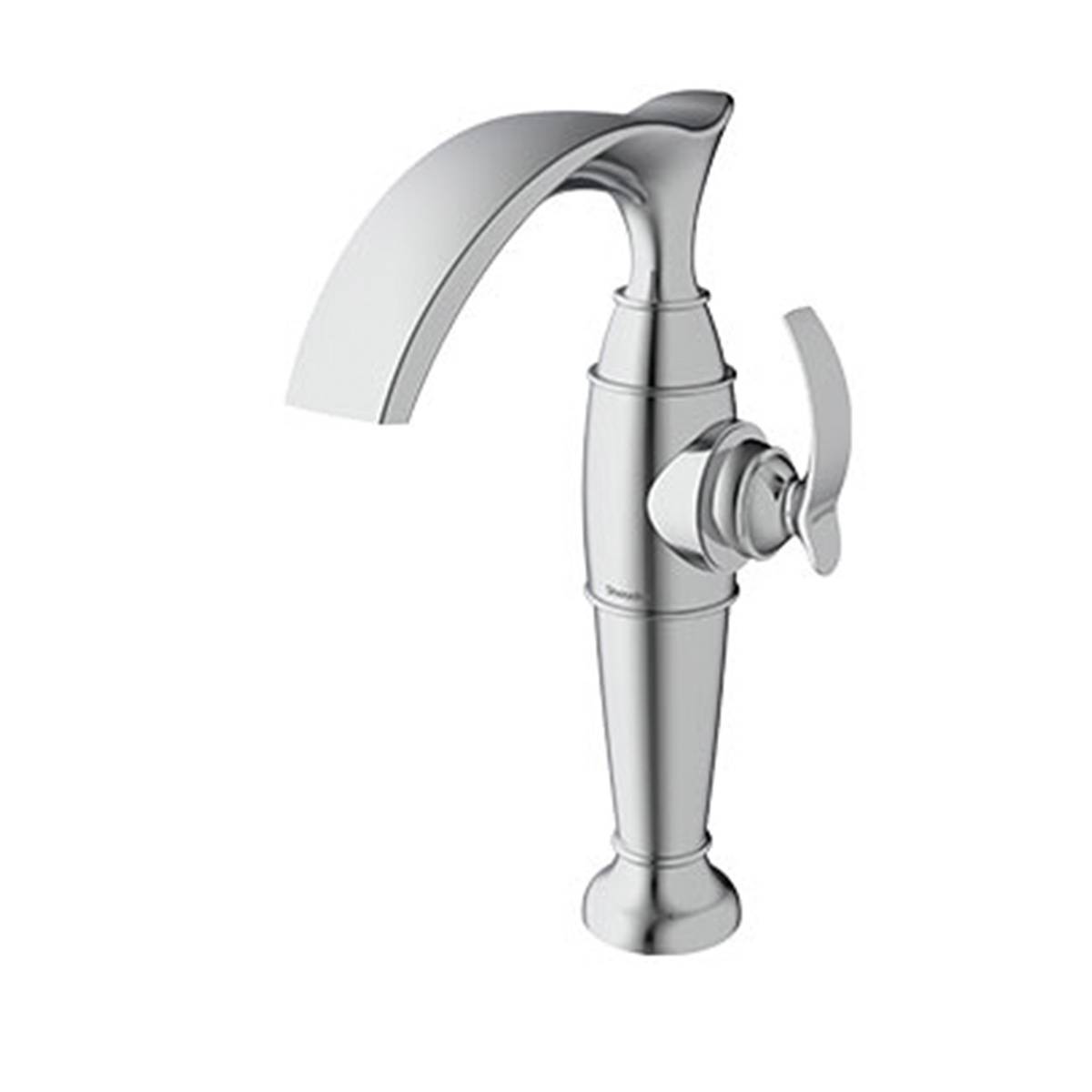 شیر روشویی پایه بلند گلوریس کروم شودر