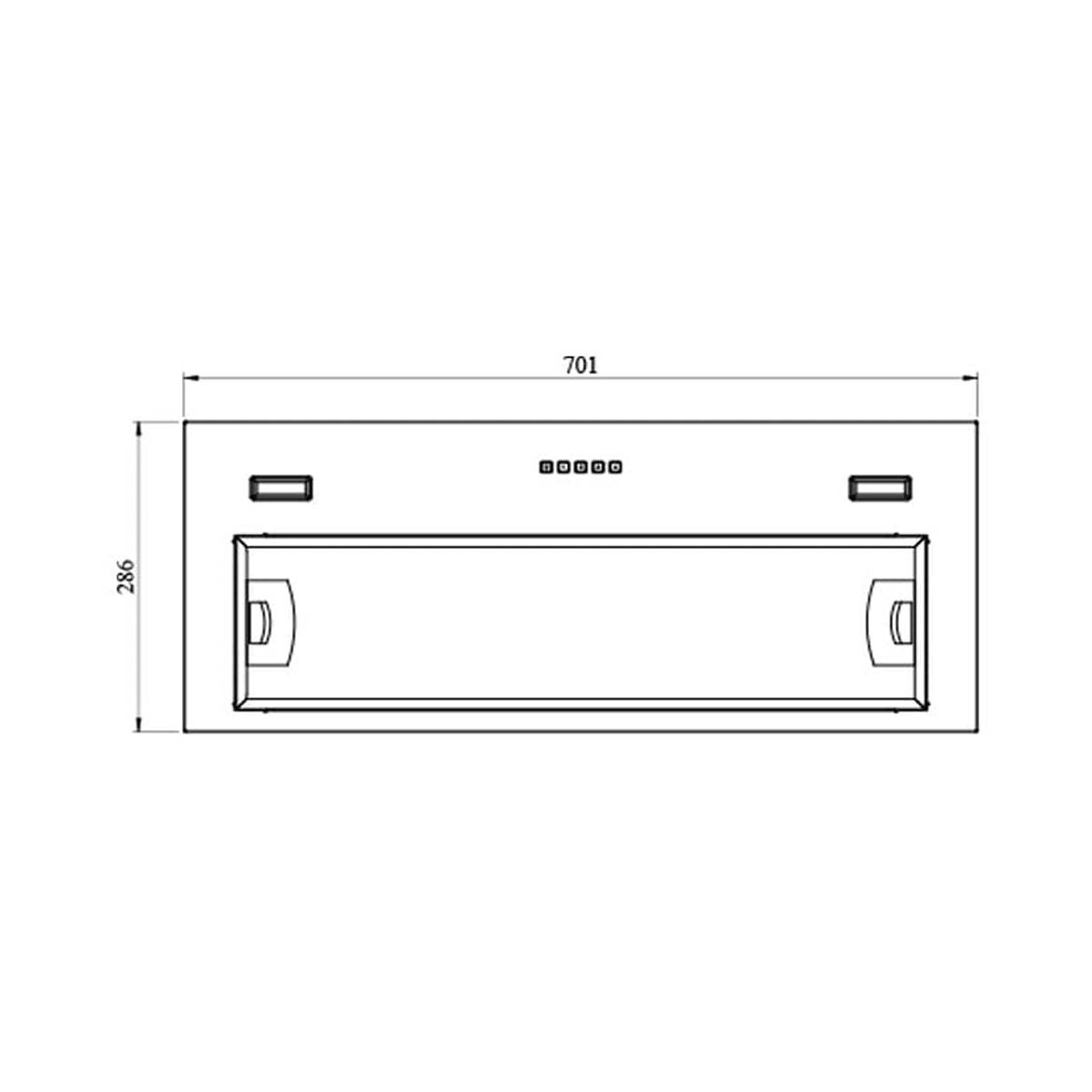 هود مخفی آرتیما 1 استیل کن