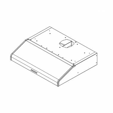 هود زیرکابینتی 2100 سفید کن