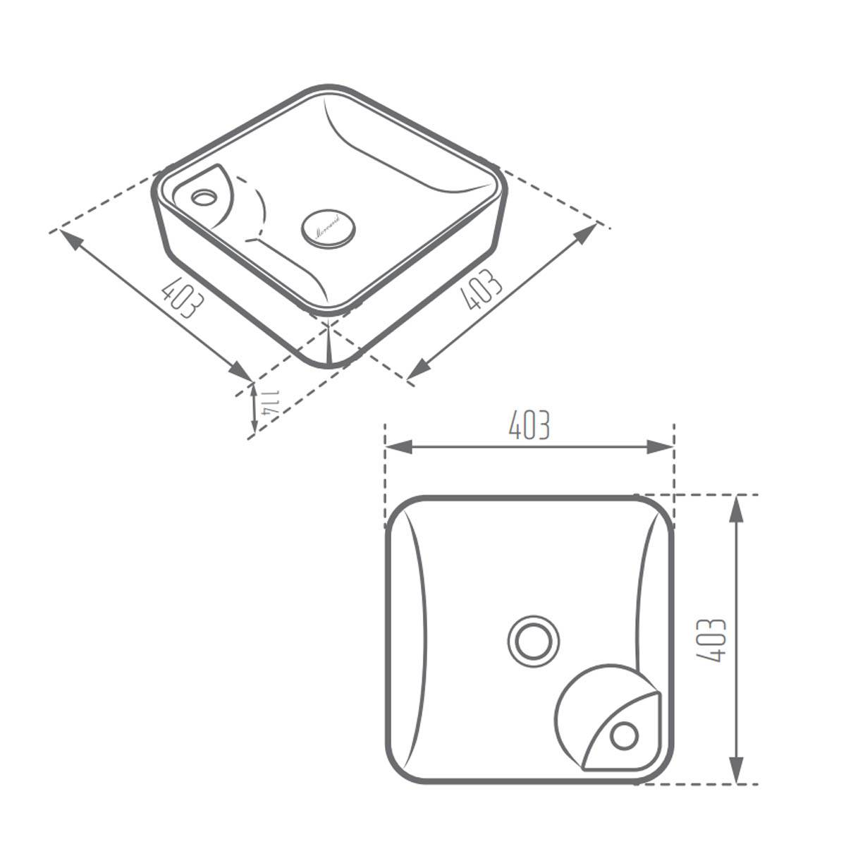 روشویی روسنگی آلفا طوسی مروارید