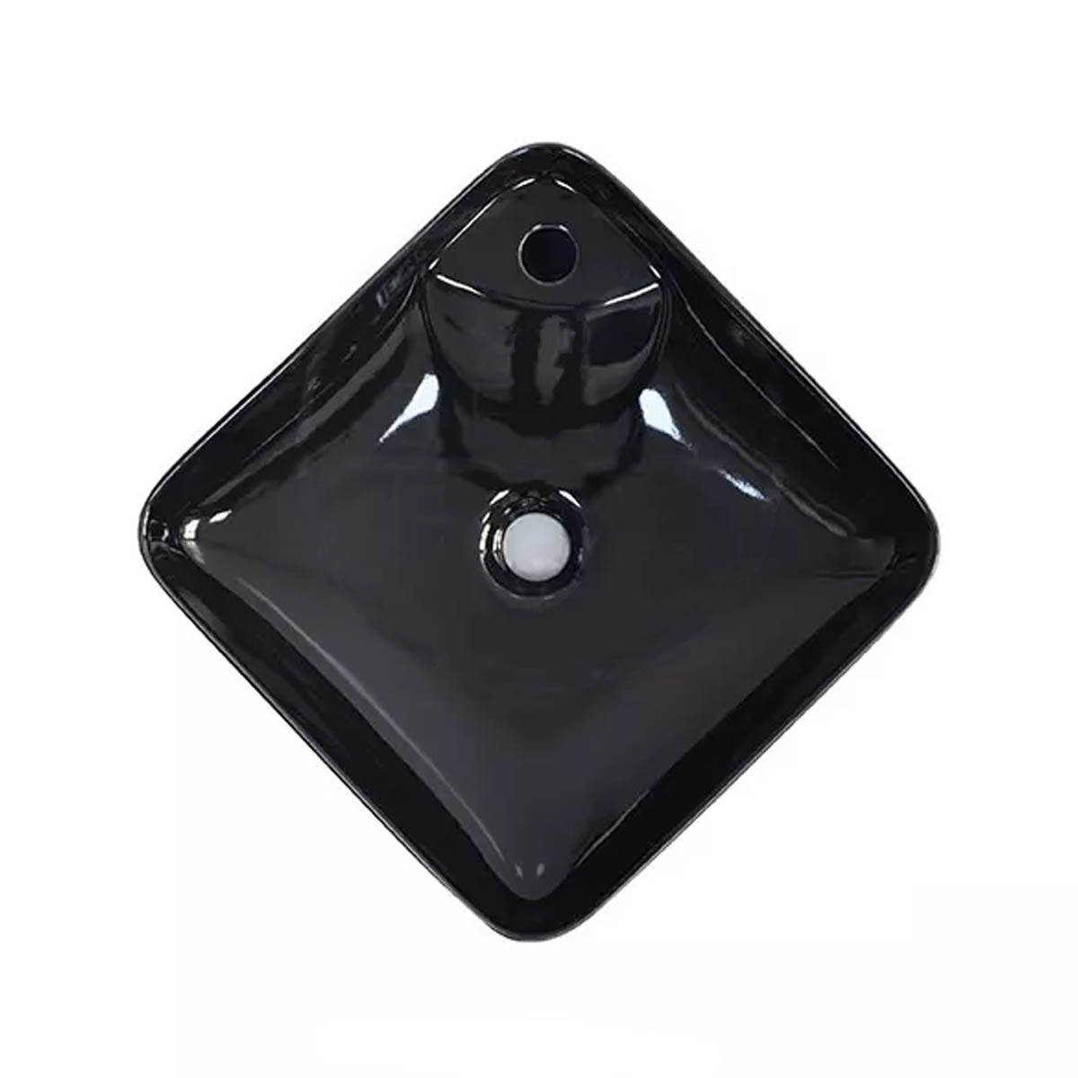 روشویی روسنگی آلفا مشکی براق مروارید