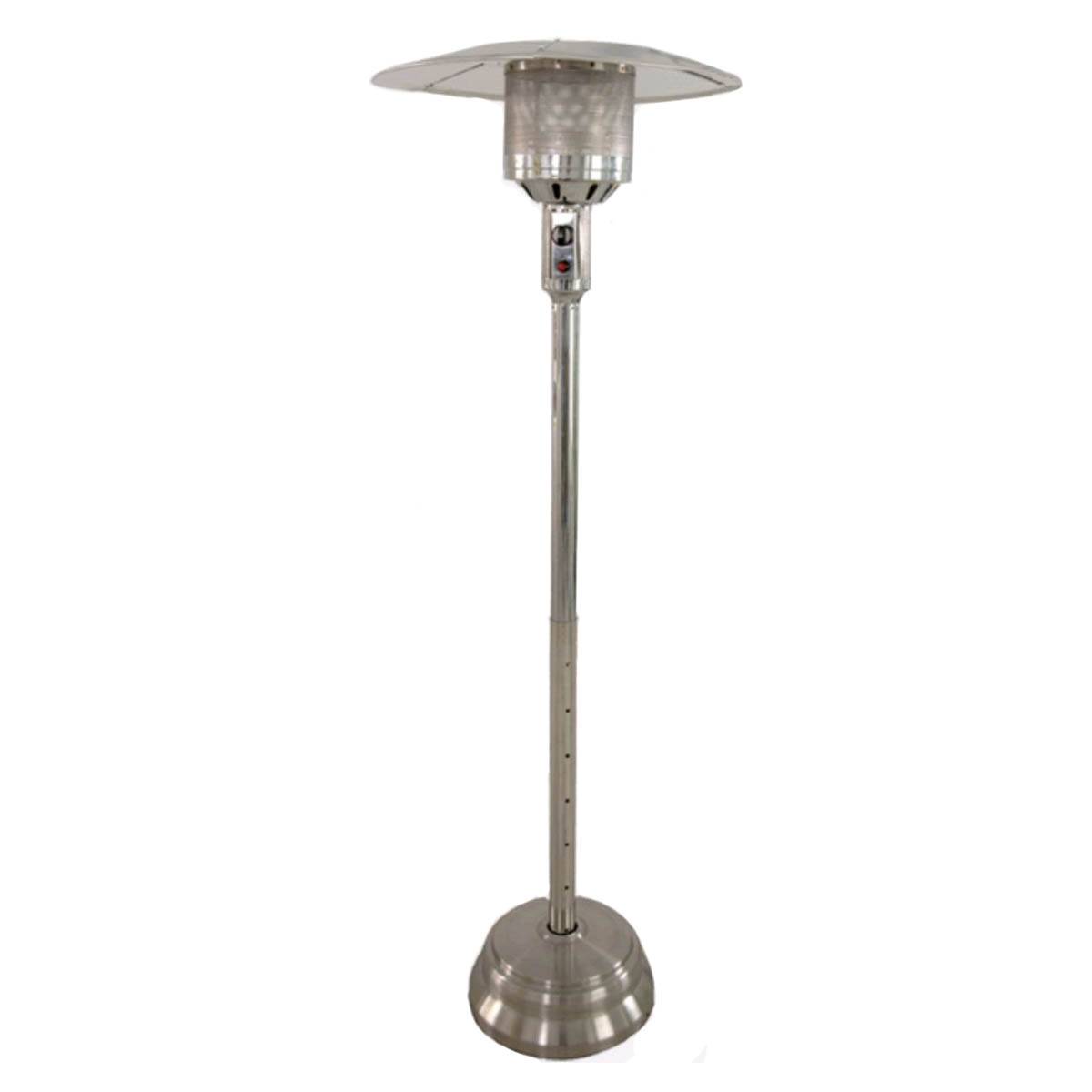 بخاری قارچی تمام استیل با گاز شهری ایستاده