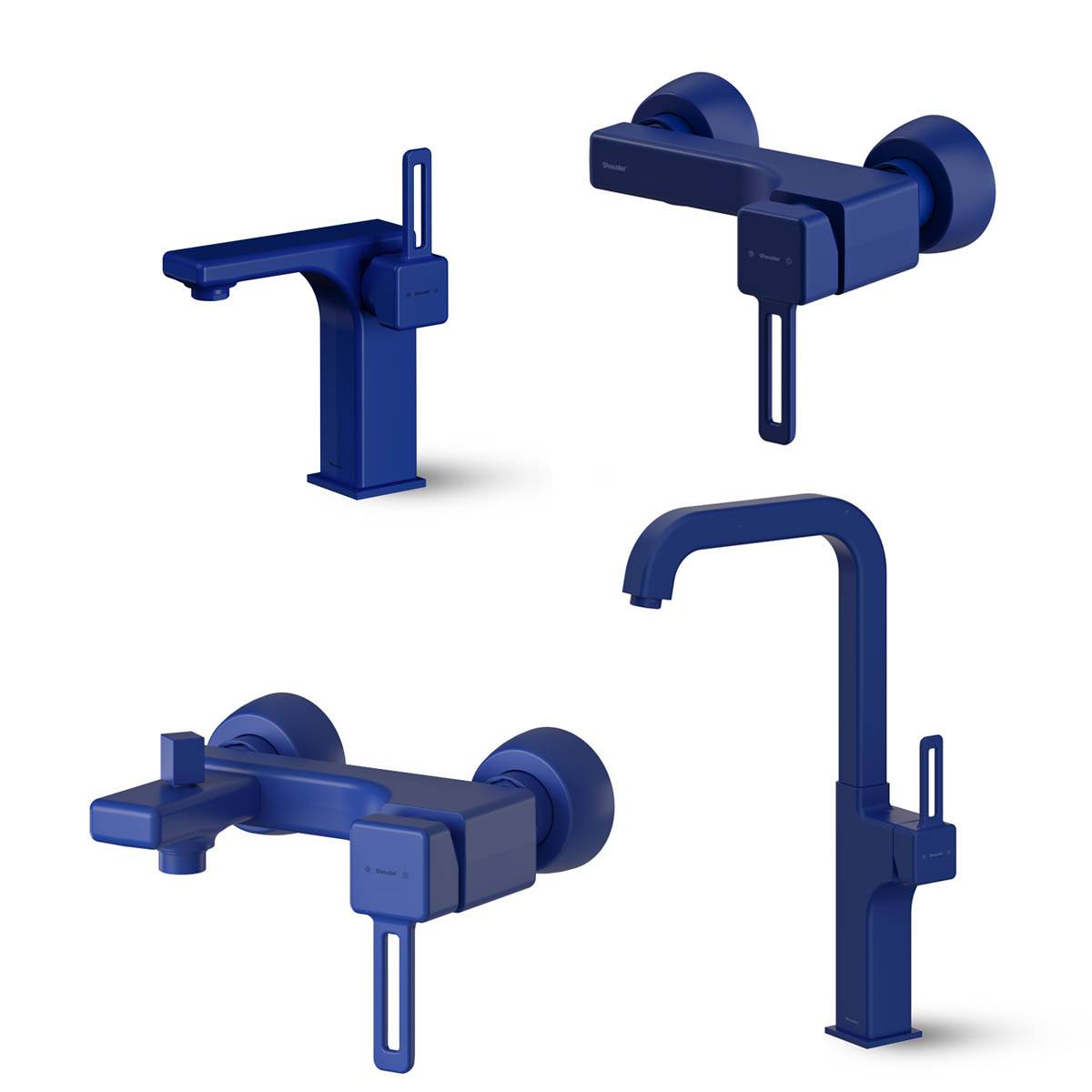 ست شیرآلات میشل سرمه ای شودر