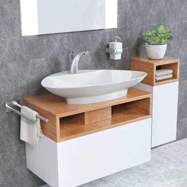روشویی روکابینتی لیندا چینی کرد