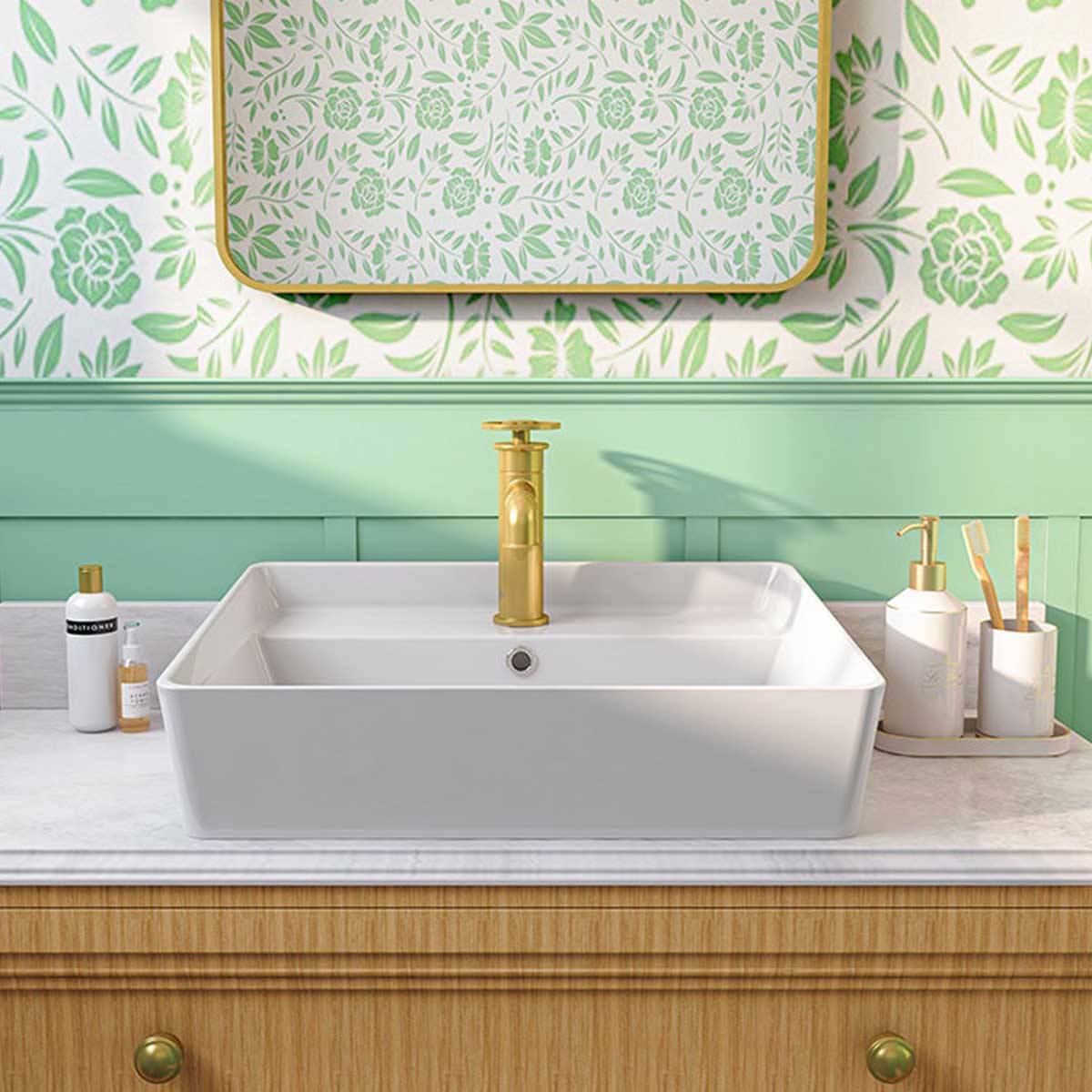 روشویی روکابینتی ورونیا چینی کرد